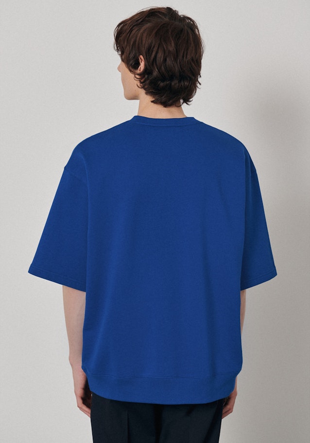 Sweatshirt Oversized in Medium Blue |  Seidensticker Onlineshop