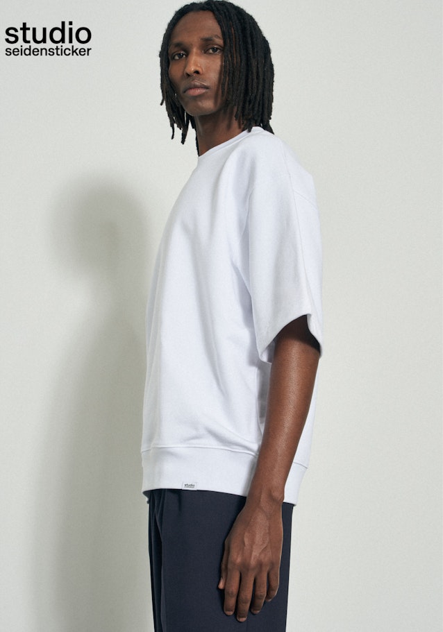 Sweatshirt Oversized in Blanc |  Seidensticker Onlineshop