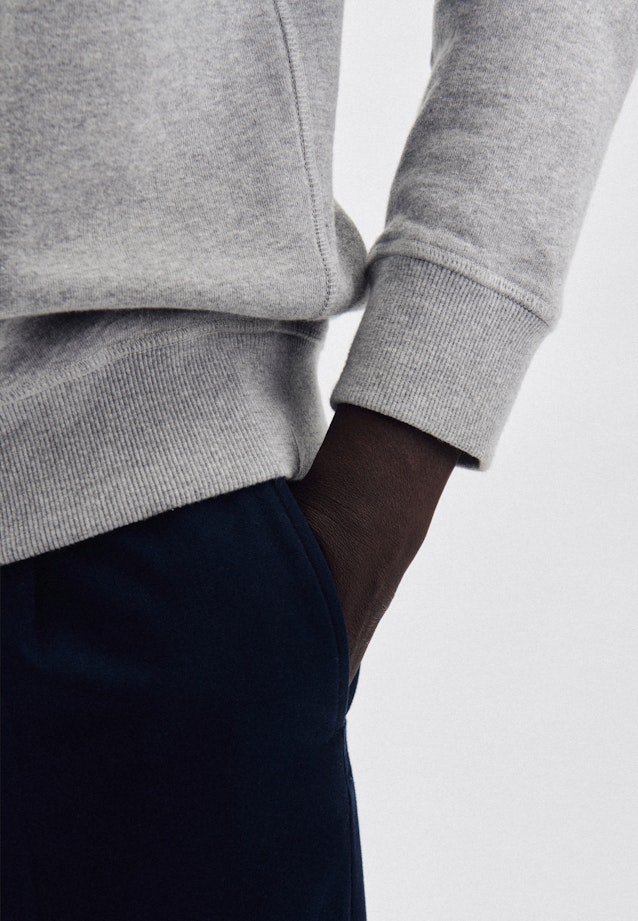 Rundhals Sweater Regular in Grau |  Seidensticker Onlineshop