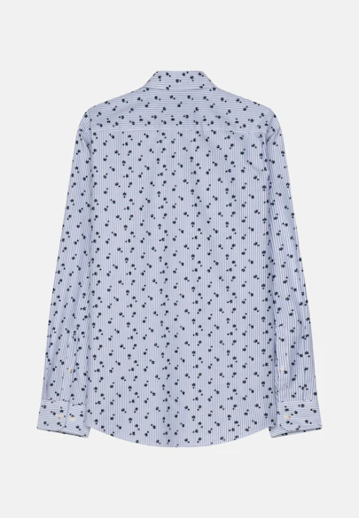 Regular Oxford shirt Print in Light Blue |  Seidensticker Onlineshop