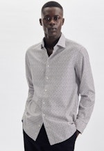 Regular Chemise décontractée Imprimé in Bleu Foncé |  Seidensticker Onlineshop