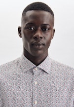 Regular Chemise décontractée Imprimé in Bleu Foncé |  Seidensticker Onlineshop