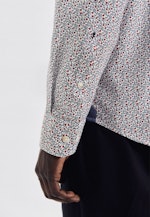 Regular Chemise décontractée Imprimé in Bleu Foncé |  Seidensticker Onlineshop