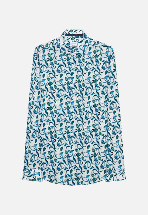 Regular Chemise décontractée Imprimé in Turquoise |  Seidensticker Onlineshop
