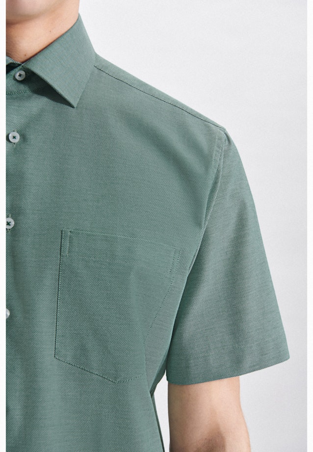 Regular Chemise d'affaires Uni in Vert |  Seidensticker Onlineshop