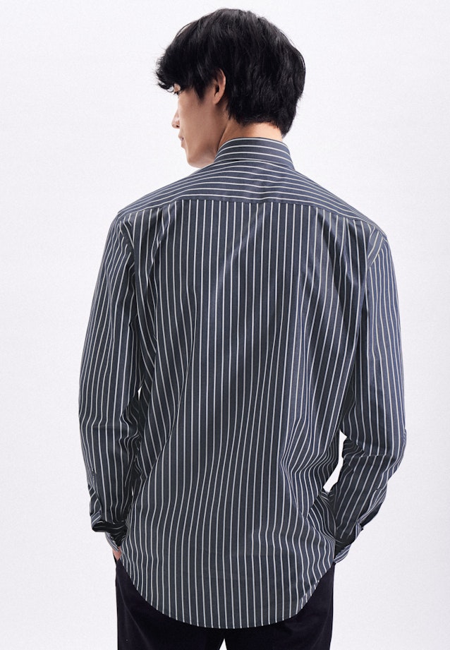 Regular Business shirt Stripe in Dark Blue |  Seidensticker Onlineshop