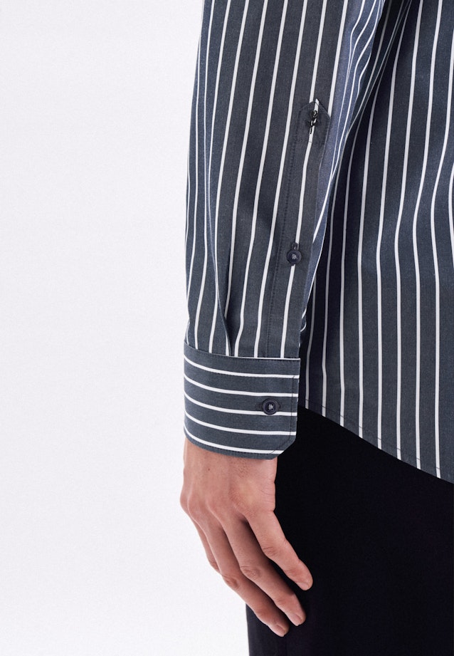 Regular Business shirt Stripe in Dark Blue |  Seidensticker Onlineshop