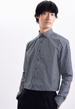 Regular Business shirt Stripe in Dark Blue |  Seidensticker Onlineshop
