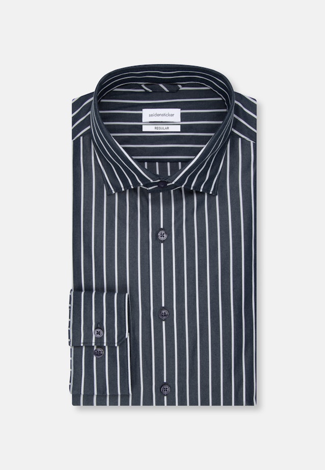 Regular Business shirt Stripe in Dark Blue |  Seidensticker Onlineshop