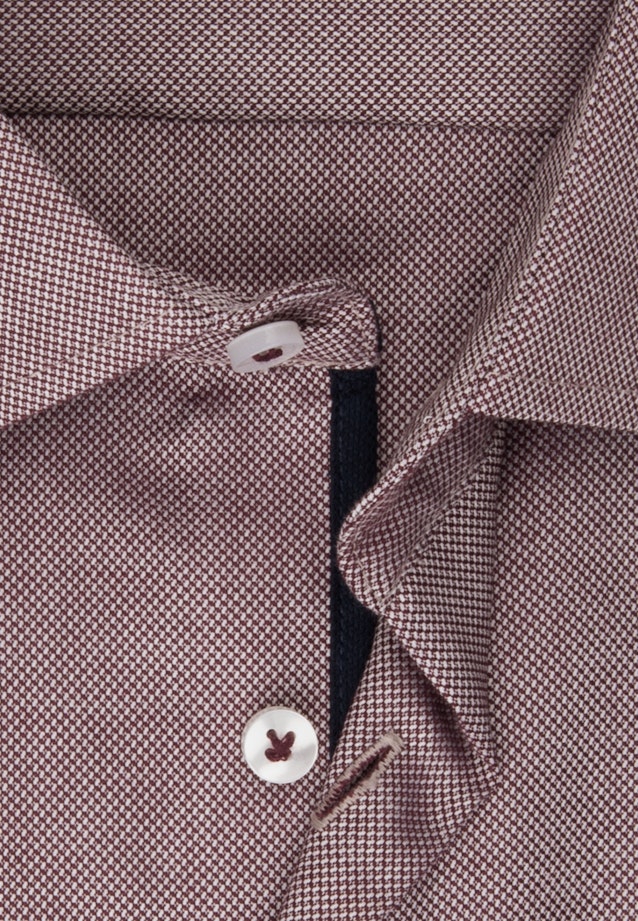 Regular Chemise d'affaires Structure in Rouge |  Seidensticker Onlineshop