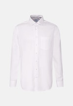 Regular Business shirt Structure in White |  Seidensticker Onlineshop