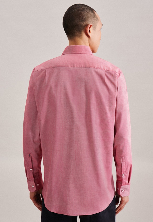Regular Chemise d'affaires Structure in Rouge |  Seidensticker Onlineshop