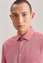 Regular Chemise d'affaires Structure in Rouge |  Seidensticker Onlineshop