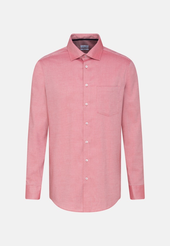 Regular Chemise d'affaires Structure in Rouge |  Seidensticker Onlineshop