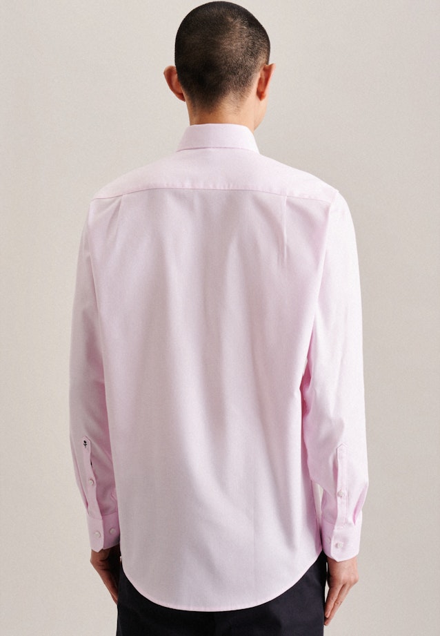 Chemise Business Regular Structuré Col Kent in Rose Fuchsia |  Seidensticker Onlineshop