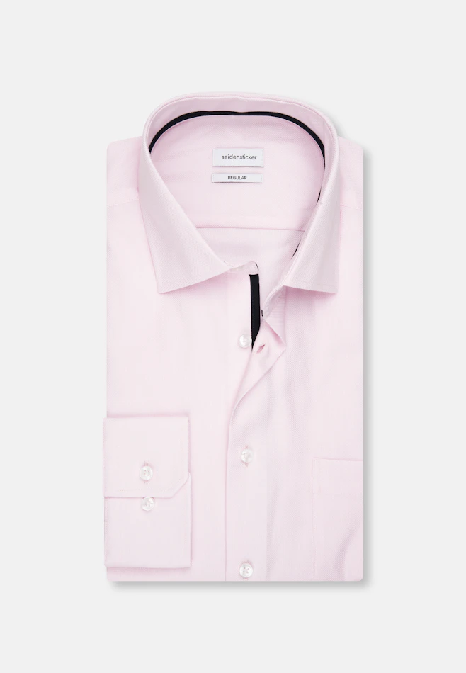 Regular Chemise d'affaires Structure dans Rose Fuchsia | Boutique en ligne Seidensticker