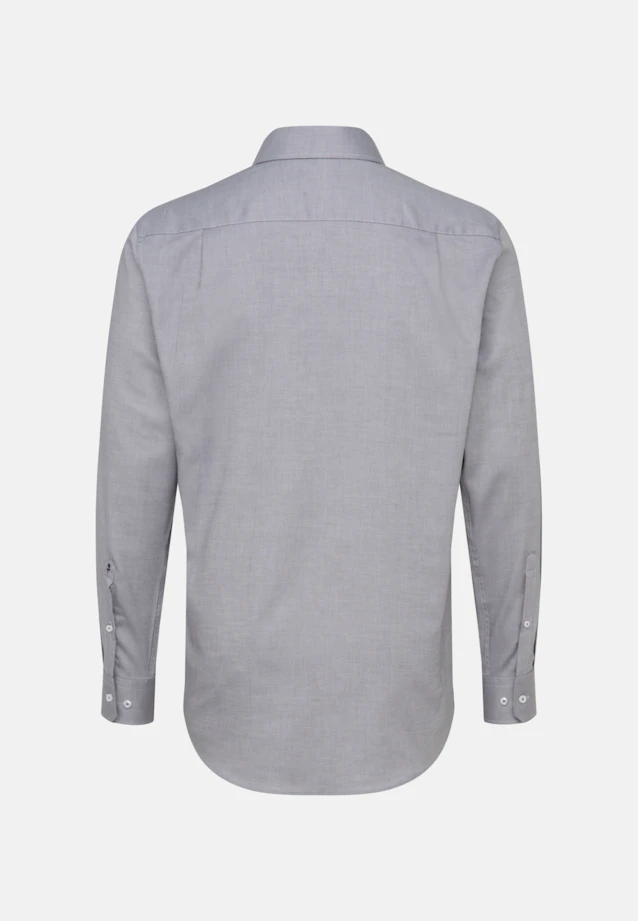 Regular Business Hemd Struktur in Grau |  Seidensticker Onlineshop