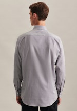 Regular Business Hemd Struktur in Grau |  Seidensticker Onlineshop