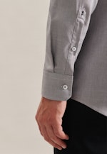Regular Business shirt Structure in Grey |  Seidensticker Onlineshop