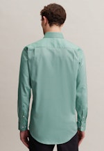 Non-iron Structure Business Shirt in Regular with Kent-Collar in Green |  Seidensticker Onlineshop