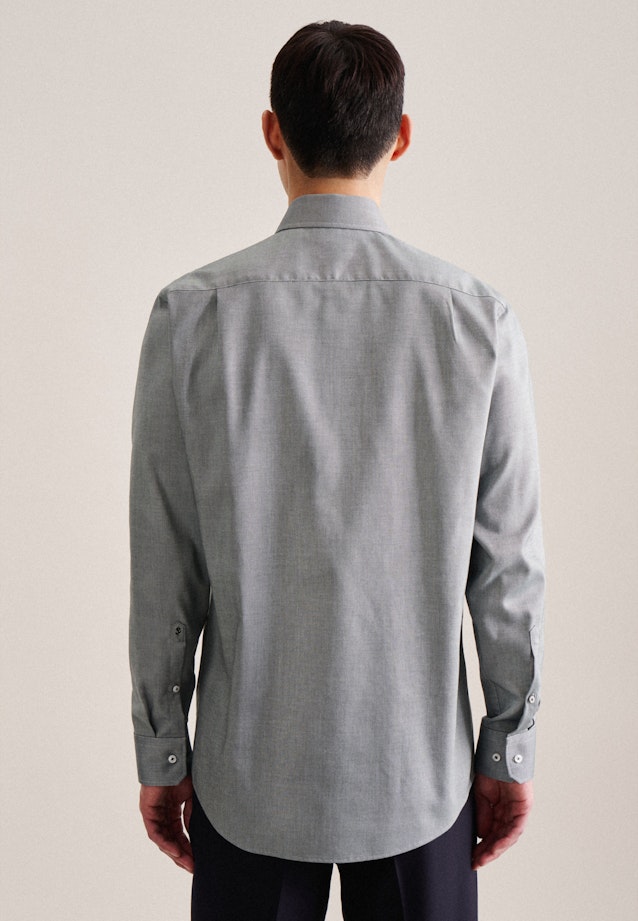 Regular Business Hemd Struktur in Grün |  Seidensticker Onlineshop