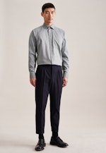 Regular Business Hemd Struktur in Grün |  Seidensticker Onlineshop