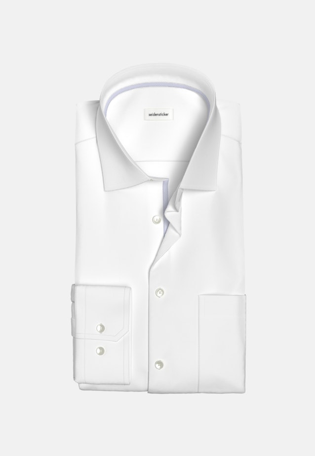 Non-iron Structure Business Shirt in Regular with Kent-Collar in White |  Seidensticker Onlineshop