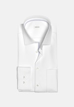 Chemise Business Regular Structuré Col Kent in Blanc |  Seidensticker Onlineshop