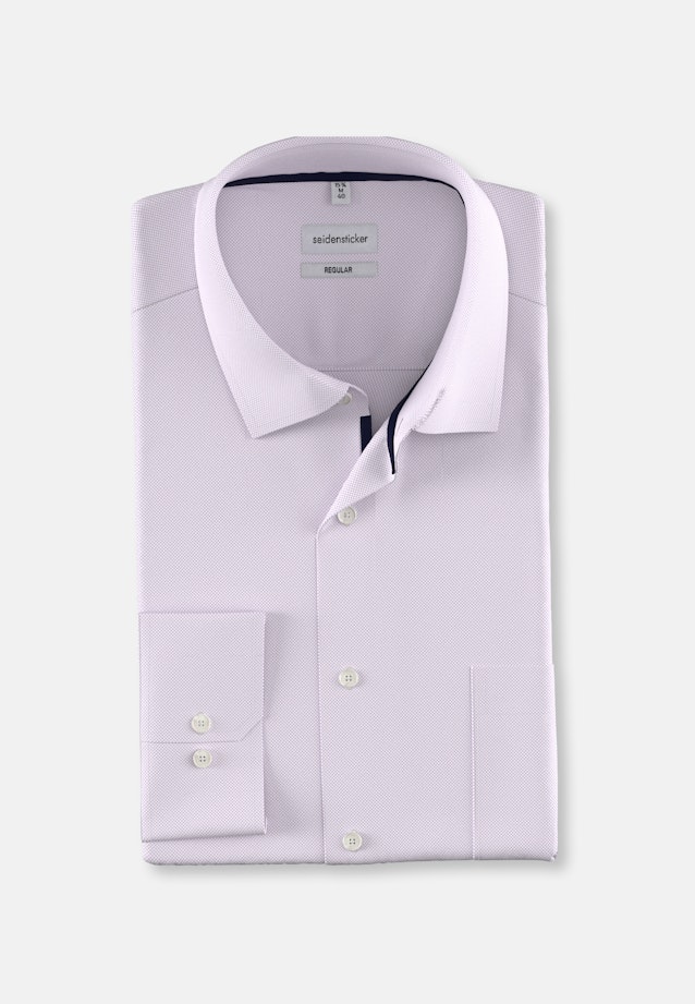 Regular Chemise d'affaires Structure in Lilas |  Seidensticker Onlineshop