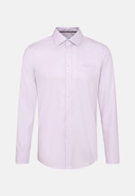 Chemise Business Regular Structuré Col Kent in Lilas |  Seidensticker Onlineshop