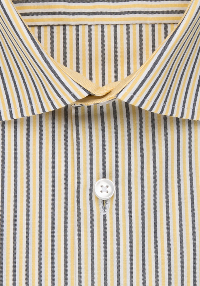 Non-iron Popeline Business overhemd in Regular with Kentkraag in Geel |  Seidensticker Onlineshop