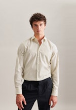 Regular Business Hemd Streifen in Gelb |  Seidensticker Onlineshop