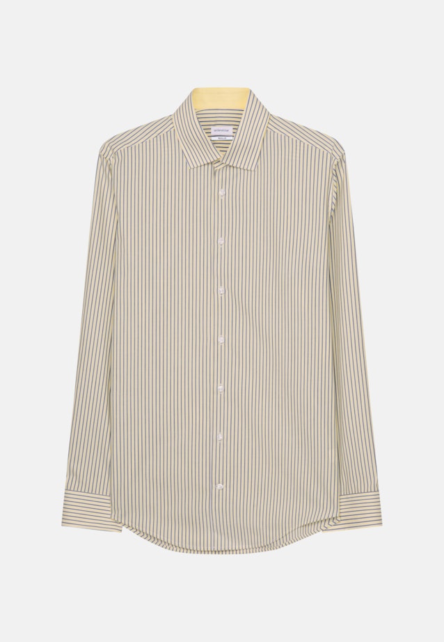 Regular Business Hemd Streifen in Gelb |  Seidensticker Onlineshop