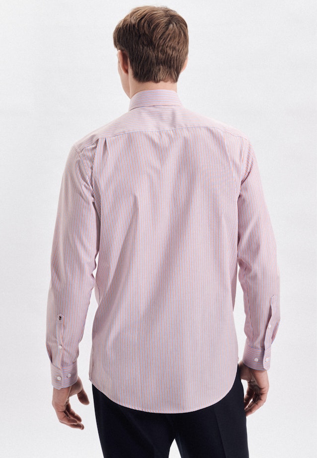 Regular Chemise d'affaires rayures in Orange |  Seidensticker Onlineshop