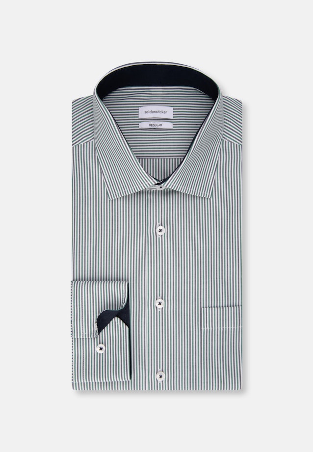 Regular Chemise d'affaires rayures in Vert |  Seidensticker Onlineshop
