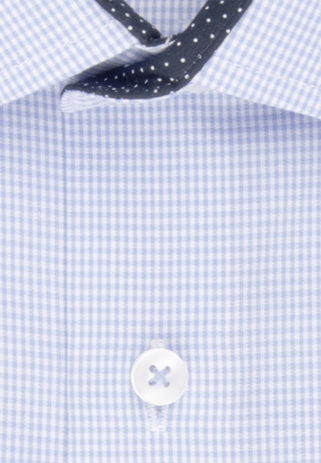 Non-iron Poplin Business Shirt in Regular with Kent-Collar in Light Blue |  Seidensticker Onlineshop