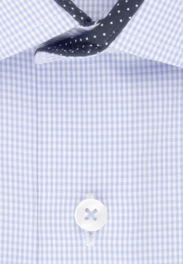 Regular Business shirt Check in Light Blue |  Seidensticker Onlineshop