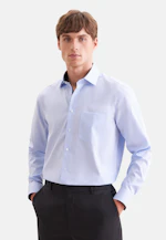 Regular Business shirt Check in Light Blue |  Seidensticker Onlineshop