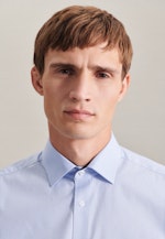 Regular Business shirt Check in Light Blue |  Seidensticker Onlineshop