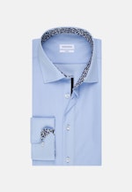 X-Slim Business Hemd Uni in Mittelblau |  Seidensticker Onlineshop