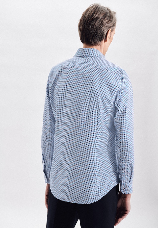 Business overhemd in Slim with Kentkraag in Turquoise | Seidensticker Onlineshop