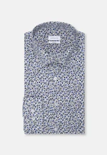 Shaped Business shirt Print in Dark Blue |  Seidensticker Onlineshop