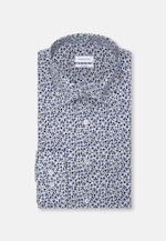 Shaped Business Hemd Druck in Dunkelblau |  Seidensticker Onlineshop