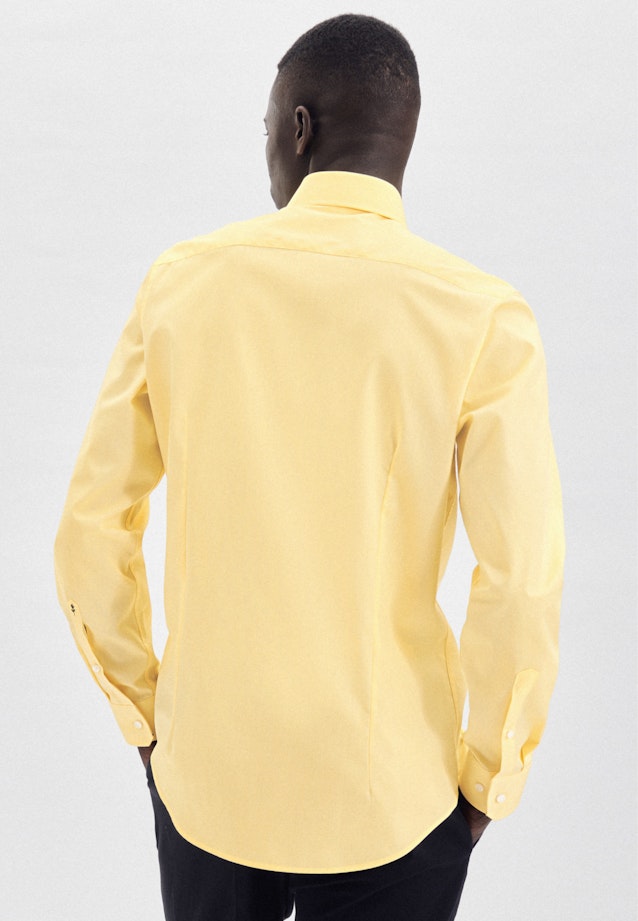 Shaped Chemise d'affaires Uni in Jaune |  Seidensticker Onlineshop