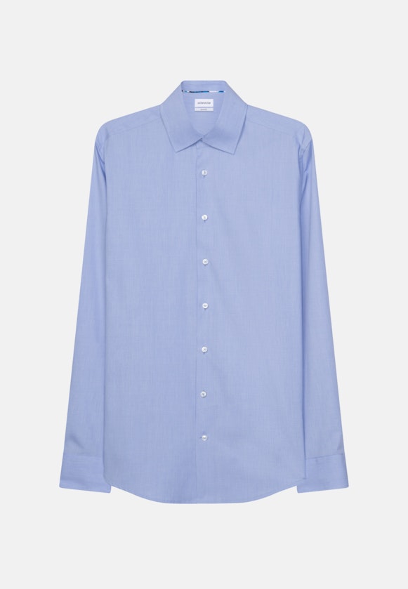 Shaped Chemise d'affaires Uni in Bleu Clair |  Seidensticker Onlineshop