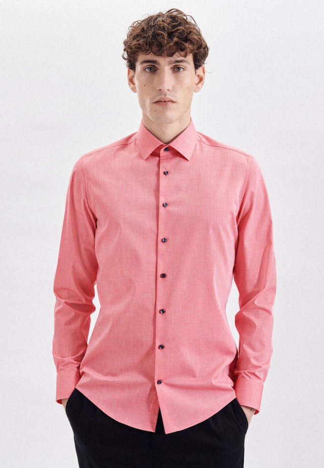 Business Shirt in X-Slim with Kent-Collar in Red | Seidensticker online shop