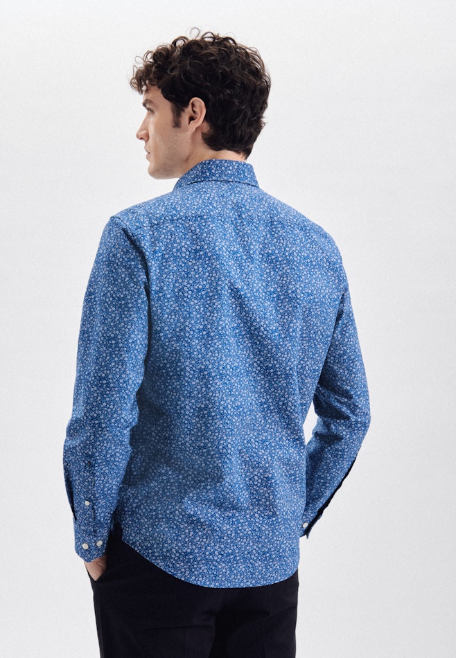Oxford shirt in Regular with Kent-Collar in Turquoise | Seidensticker online shop
