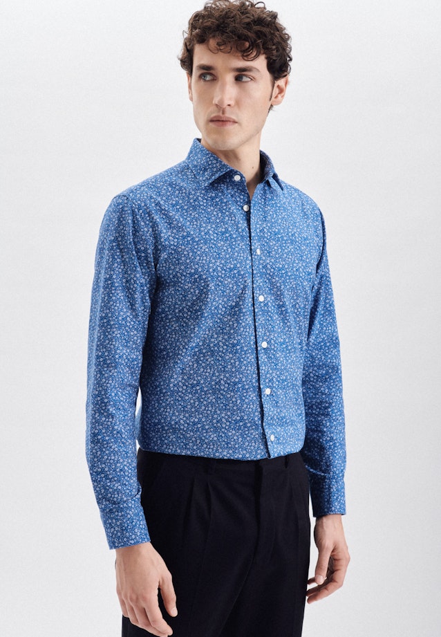 Oxford shirt in Regular with Kent-Collar in Turquoise |  Seidensticker Onlineshop