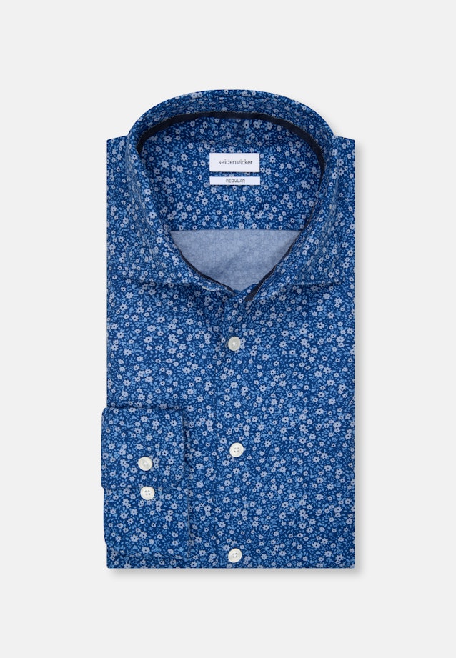Regular Chemise Oxford Imprimé in Turquoise |  Seidensticker Onlineshop