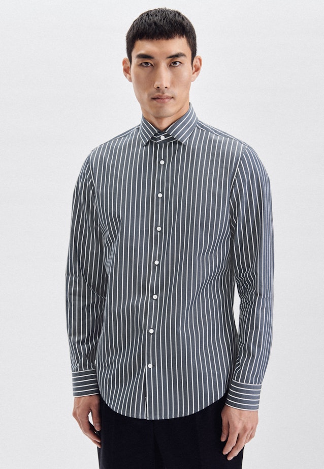 Slim Chemise d'affaires rayures in Bleu Foncé |  Seidensticker Onlineshop